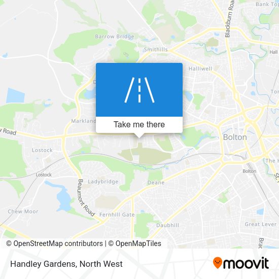 Handley Gardens map