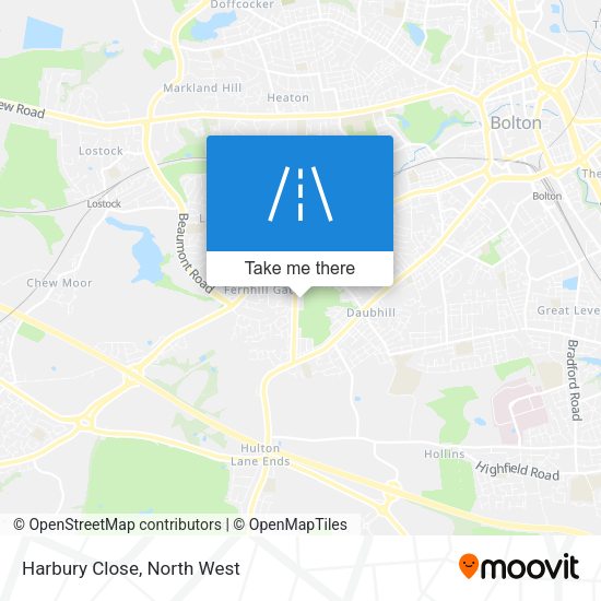 Harbury Close map
