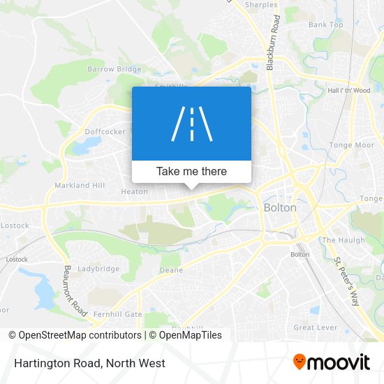 Hartington Road map