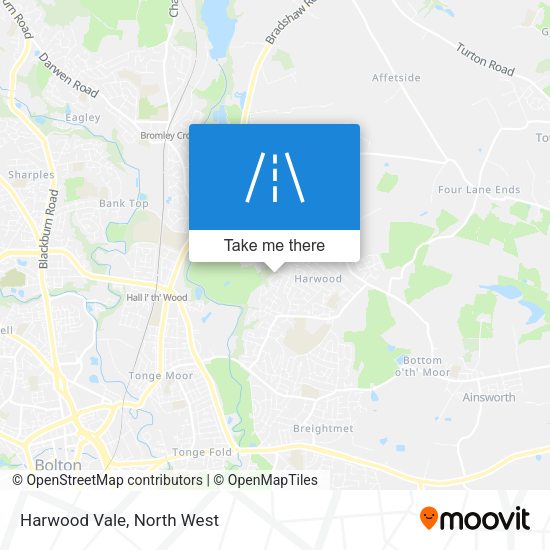 Harwood Vale map