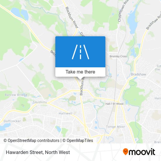 Hawarden Street map