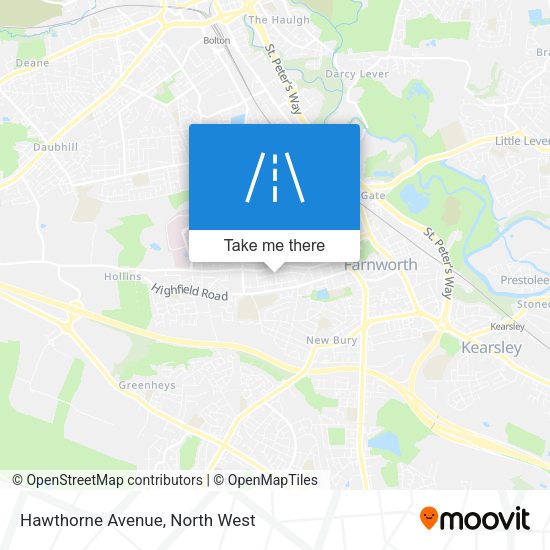 Hawthorne Avenue map
