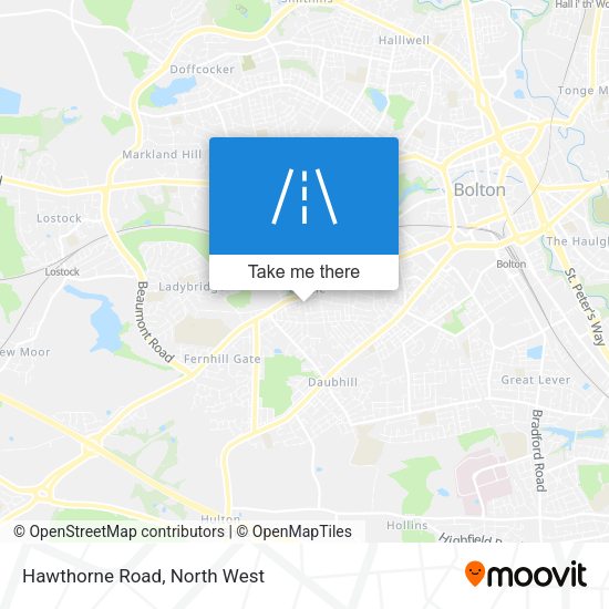 Hawthorne Road map