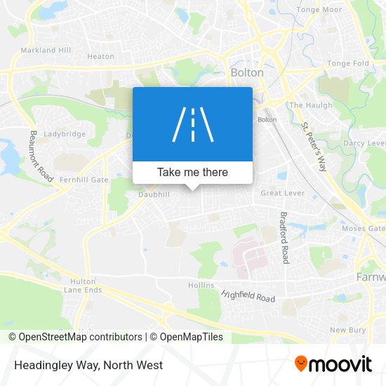 Headingley Way map