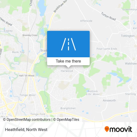 Heathfield map