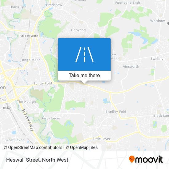Heswall Street map