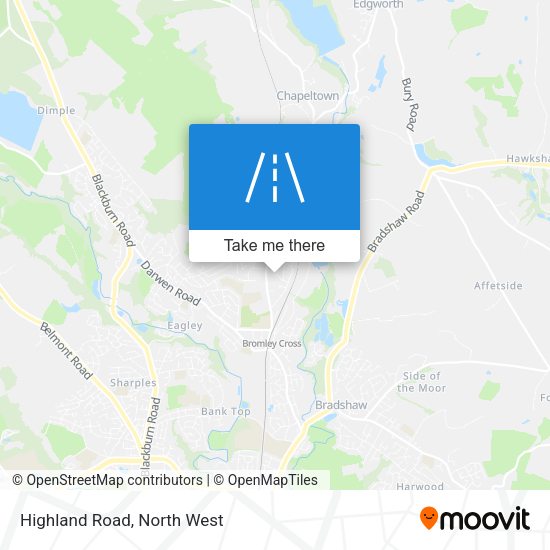 Highland Road map