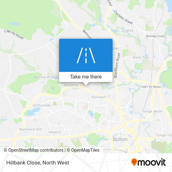 Hillbank Close map