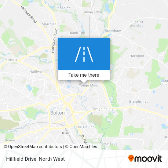 Hillfield Drive map