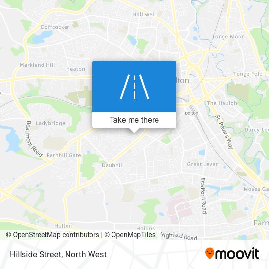 Hillside Street map