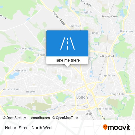Hobart Street map