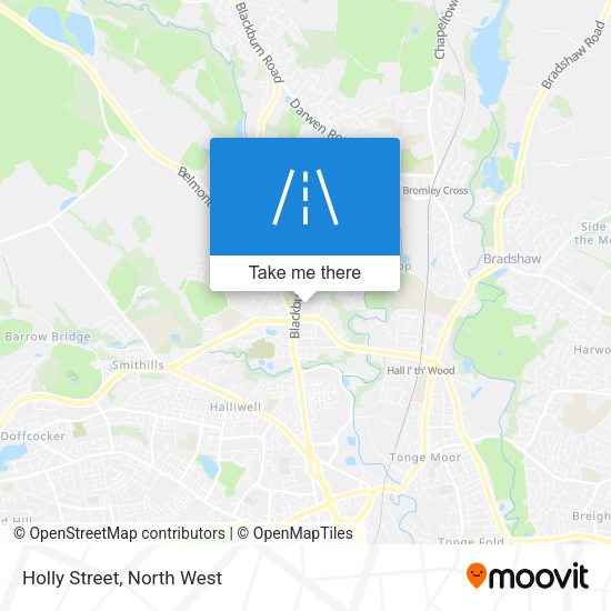 Holly Street map