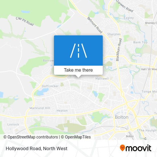 Hollywood Road map