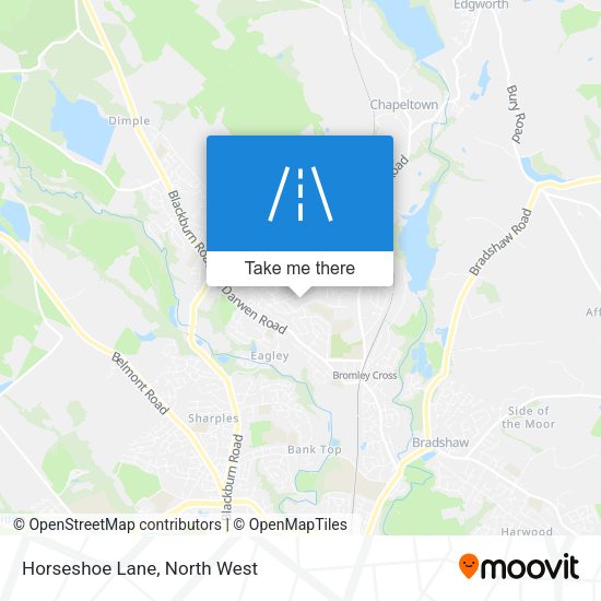 Horseshoe Lane map
