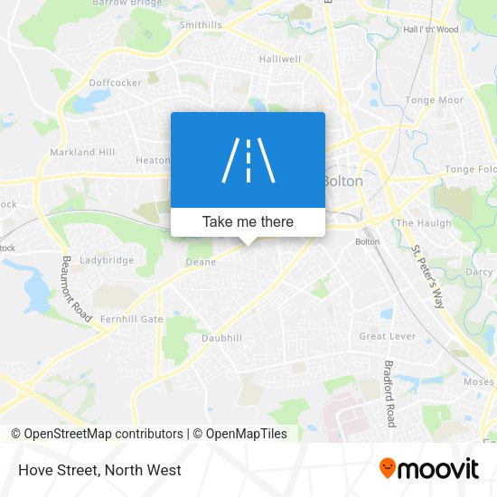 Hove Street map