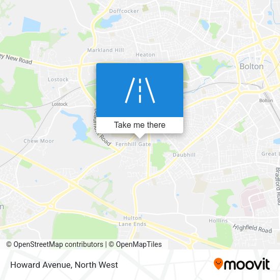 Howard Avenue map