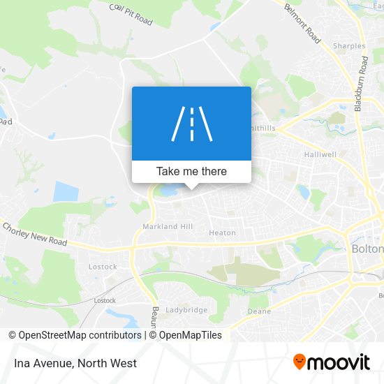 Ina Avenue map