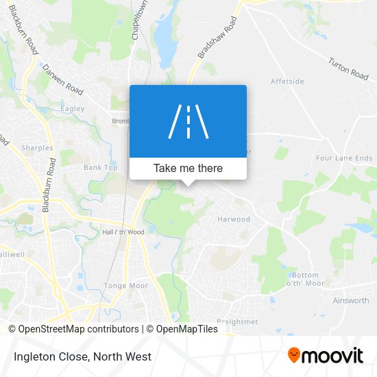 Ingleton Close map