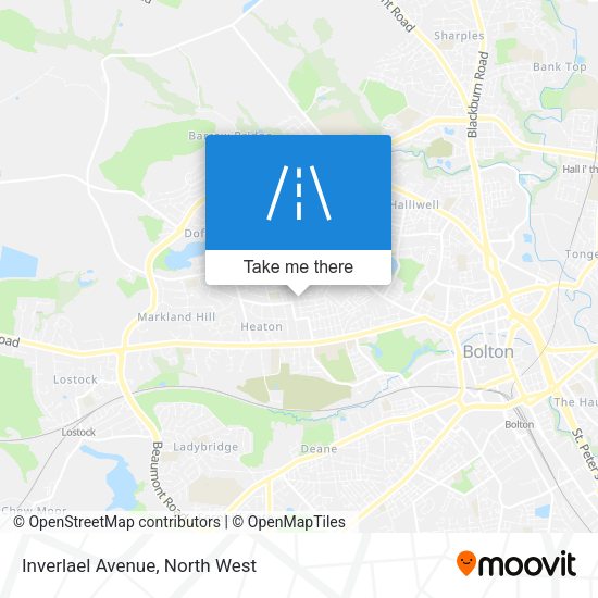 Inverlael Avenue map