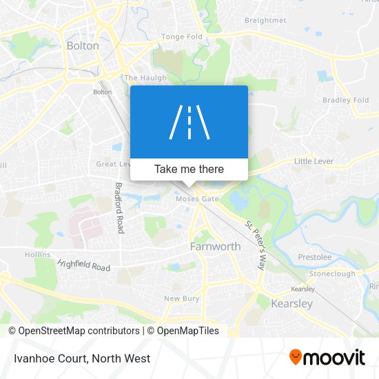 Ivanhoe Court map