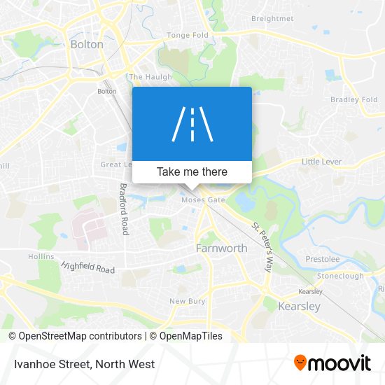 Ivanhoe Street map