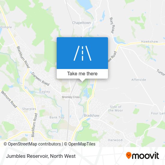 Jumbles Reservoir map