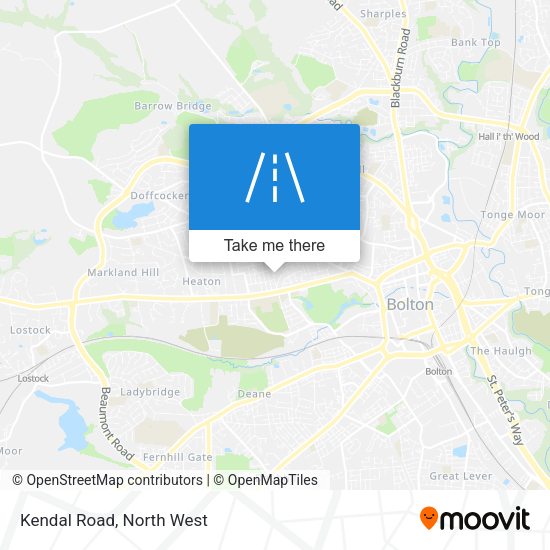 Kendal Road map