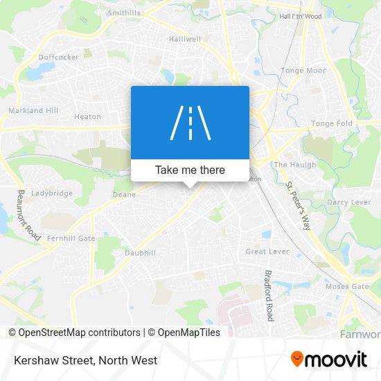 Kershaw Street map