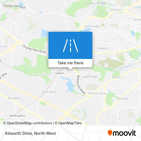 Kilworth Drive map