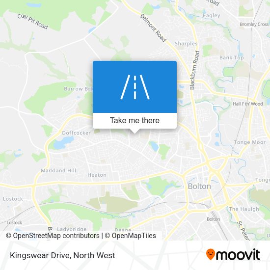 Kingswear Drive map