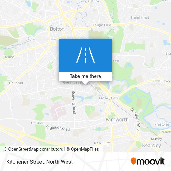 Kitchener Street map