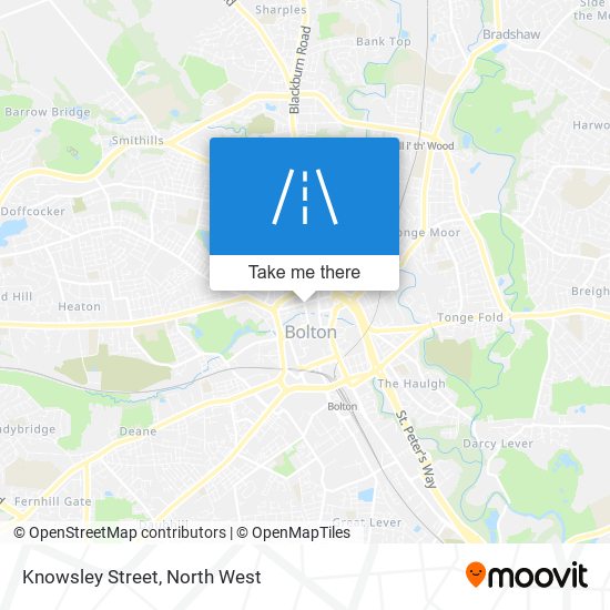 Knowsley Street map