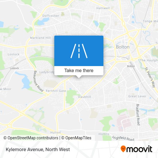Kylemore Avenue map