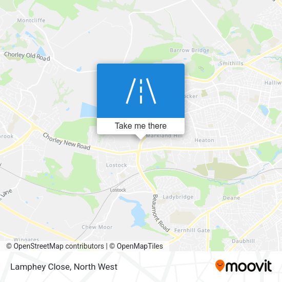 Lamphey Close map