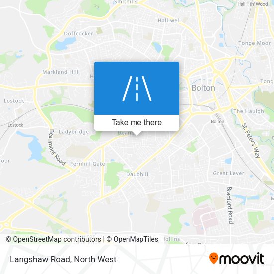 Langshaw Road map