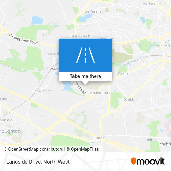 Langside Drive map