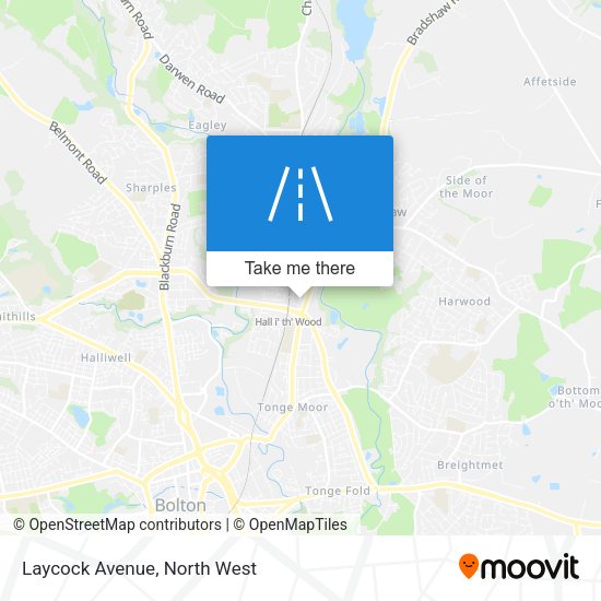 Laycock Avenue map