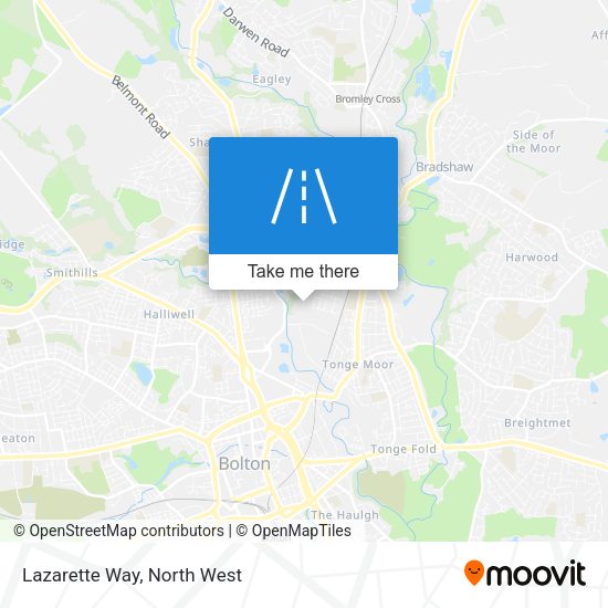 Lazarette Way map