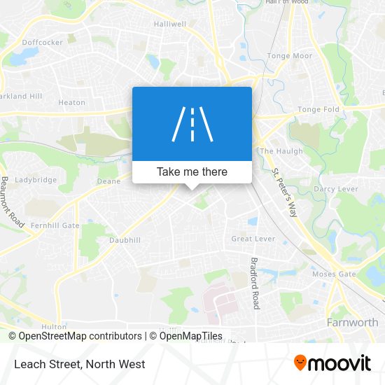Leach Street map