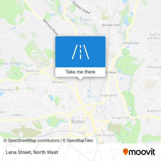 Lena Street map