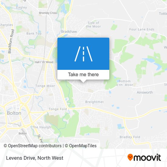 Levens Drive map