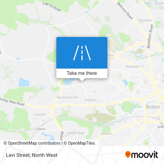 Levi Street map