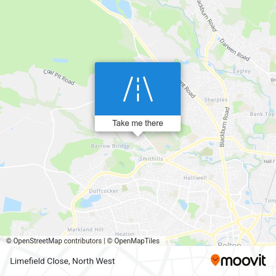 Limefield Close map