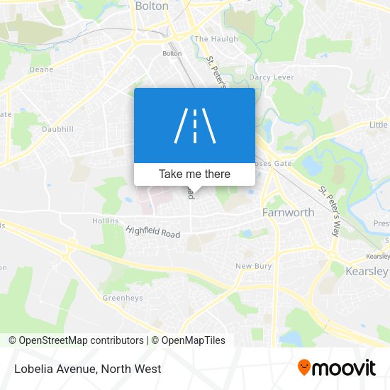Lobelia Avenue map