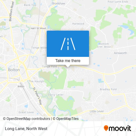 Long Lane map