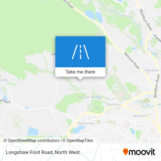 Longshaw Ford Road map