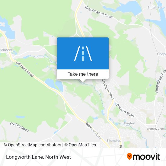 Longworth Lane map