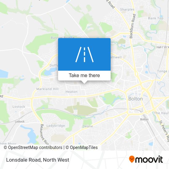 Lonsdale Road map