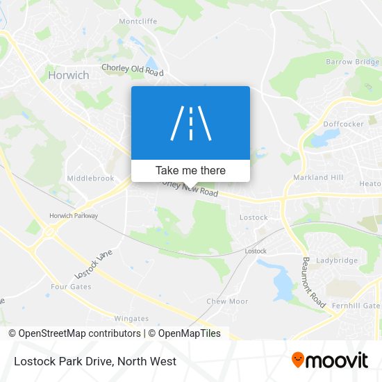 Lostock Park Drive map