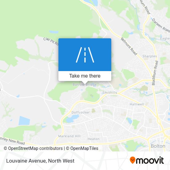 Louvaine Avenue map